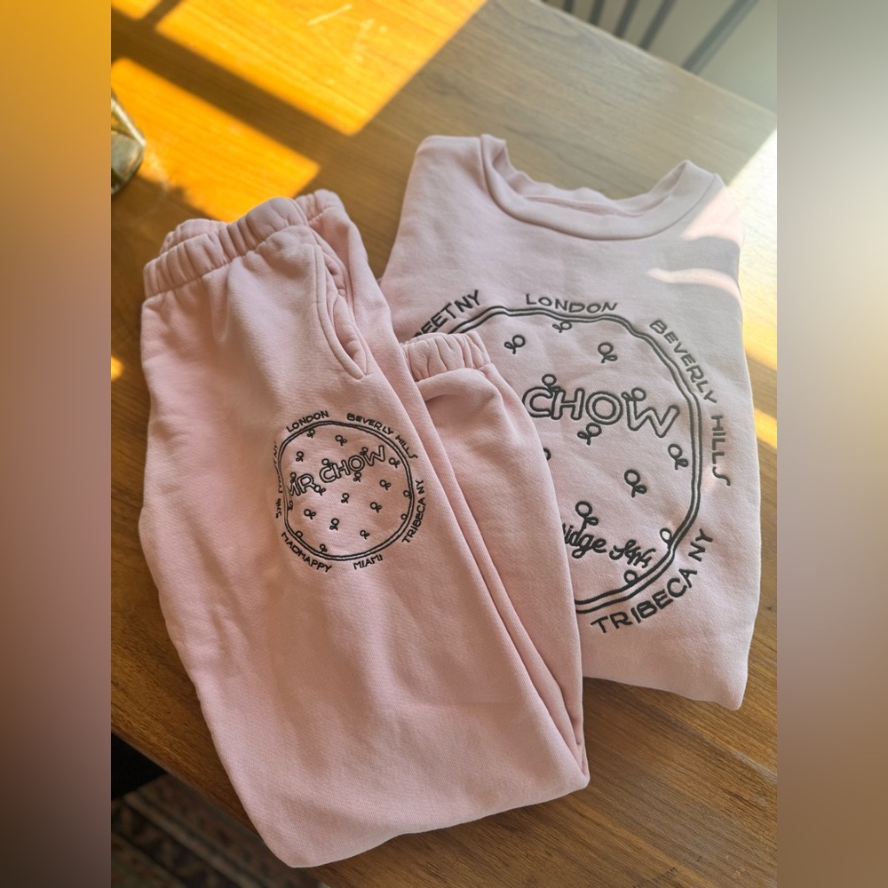 RARE Madhappy x Mr. Chow Sweatshirt & Sweatpants SET Size Medium 100% Cotton - Picture 3 of 11